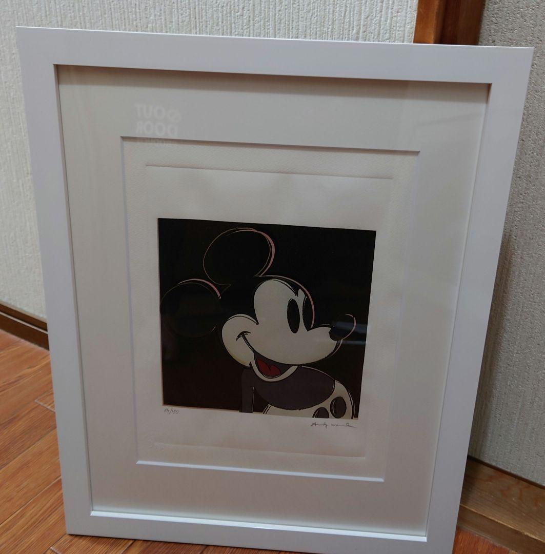 アンディ・ウォーホル 「ミッキーマウス」絵画 リトグラフ