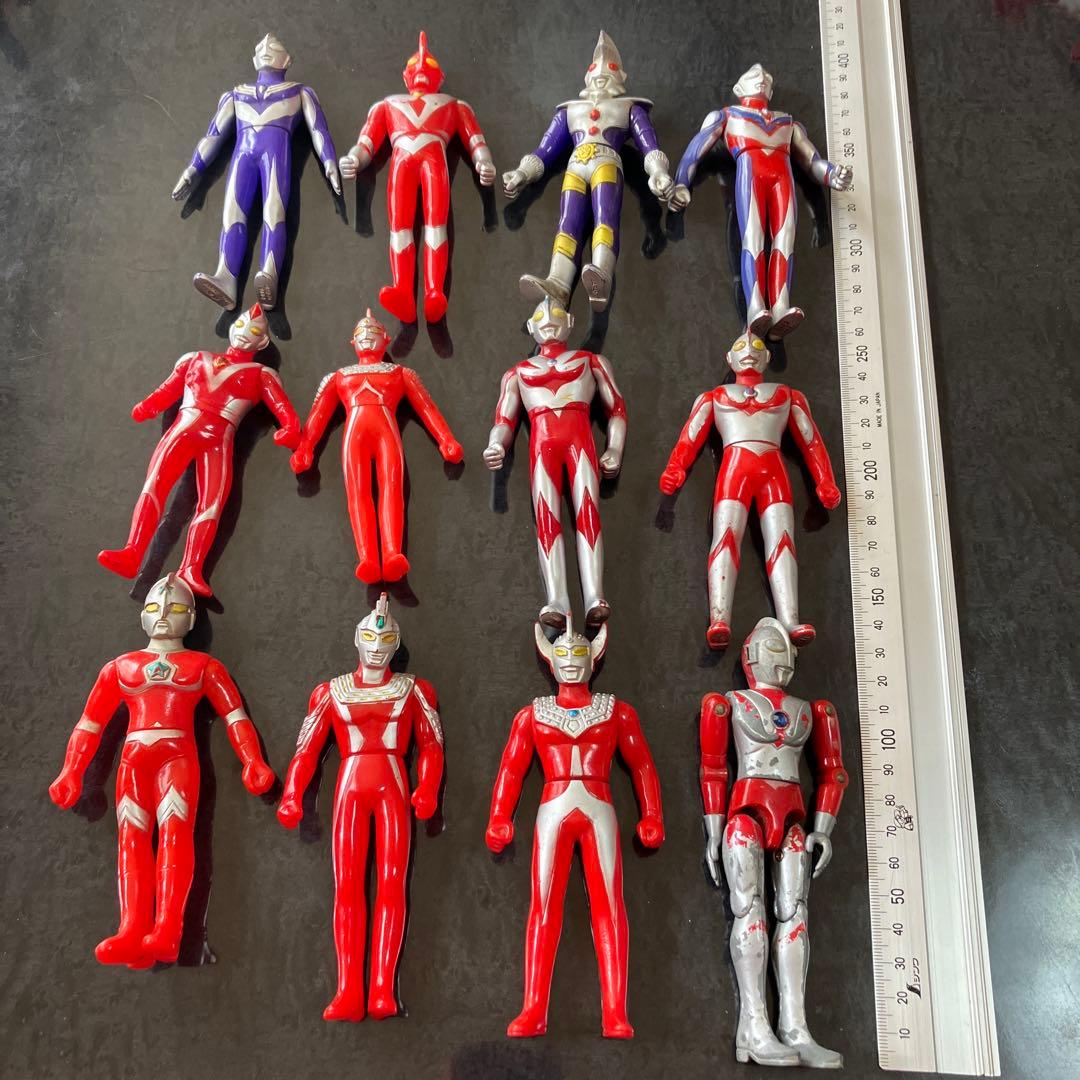 円谷プロウルトラマン　バンダイソフビフィギュア他まとめ売り