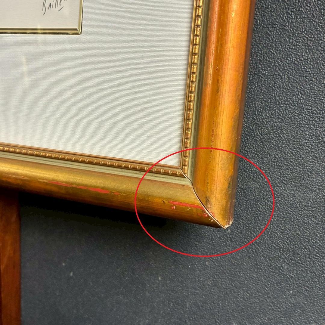 イザベル・バイレン「ベニス」リトグラフ 直筆サイン入り 額縁入り ヴェネツィア