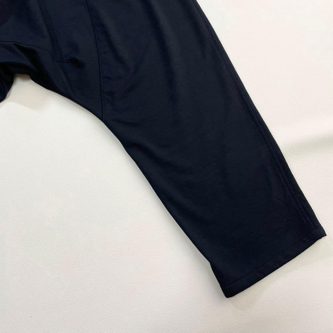 6264 Y-3 サルエルパンツ　ルーズシルエットパンツ　ブラック スリーライン