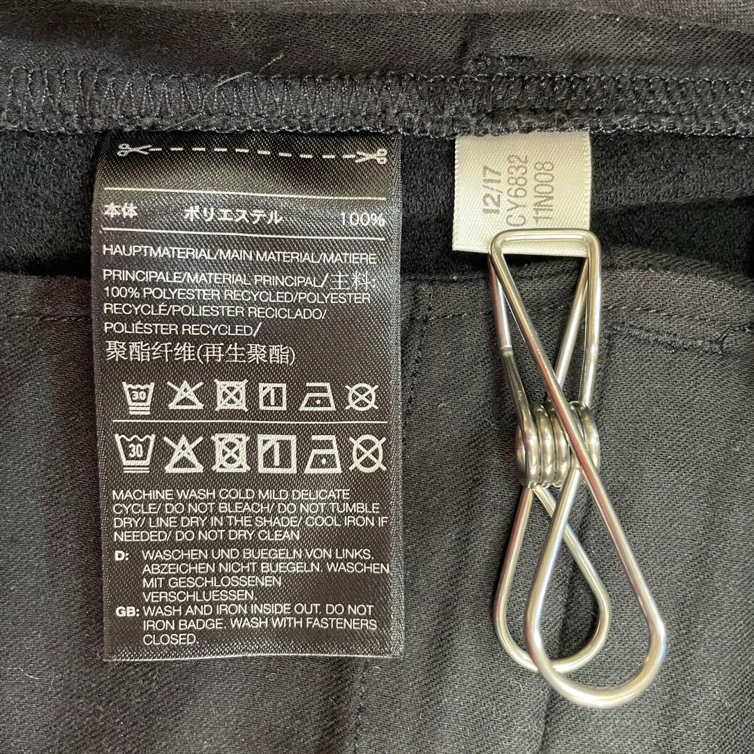 6264 Y-3 サルエルパンツ　ルーズシルエットパンツ　ブラック スリーライン