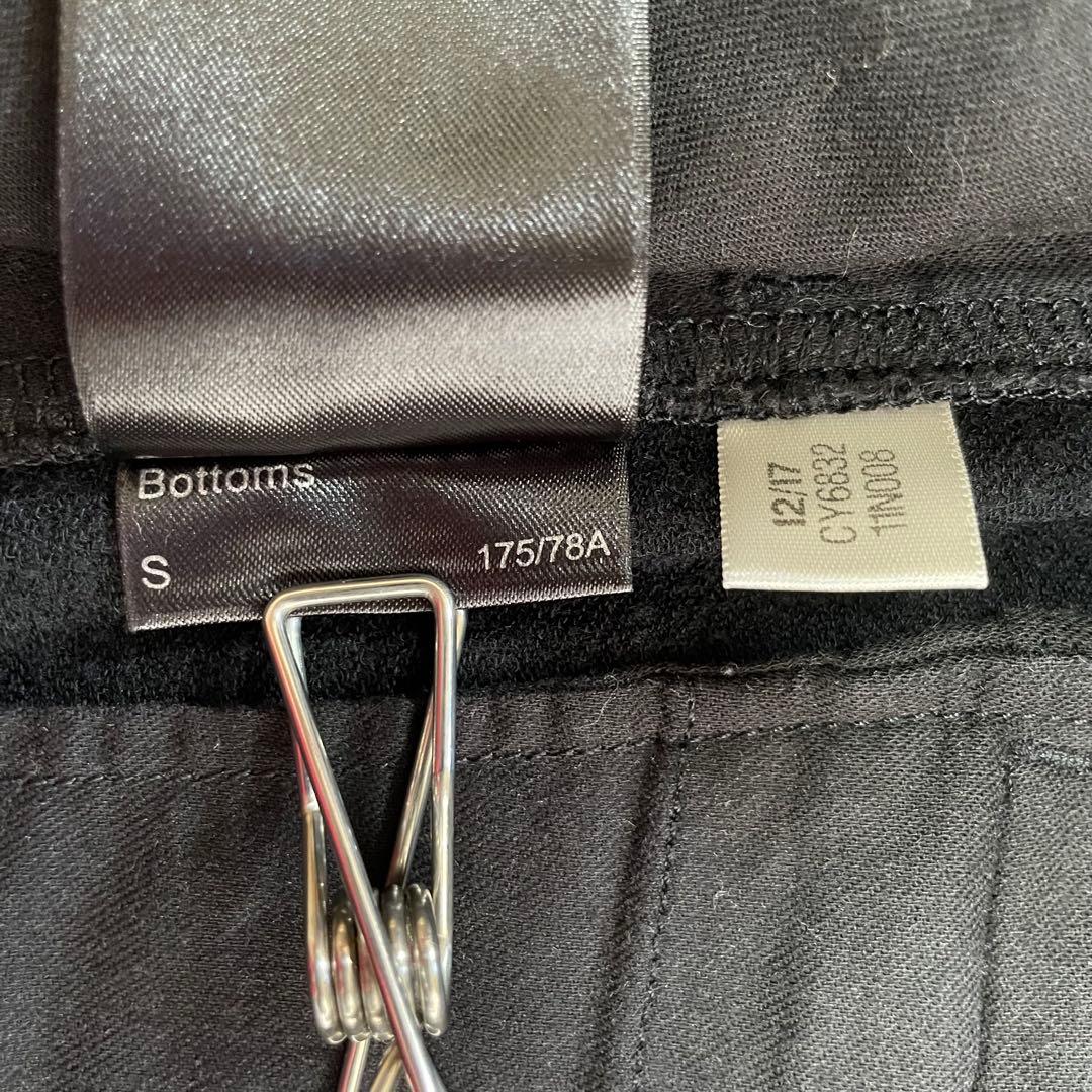 6264 Y-3 サルエルパンツ　ルーズシルエットパンツ　ブラック スリーライン