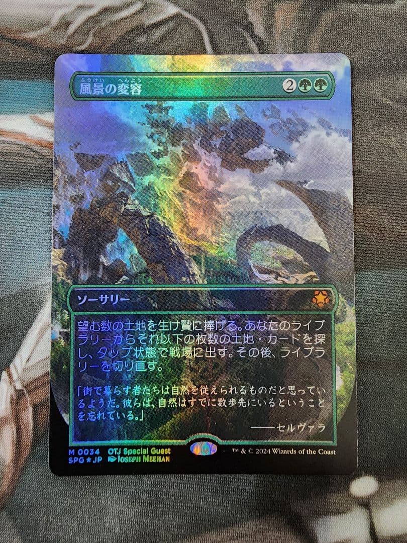 風景の変容 日本語版foil