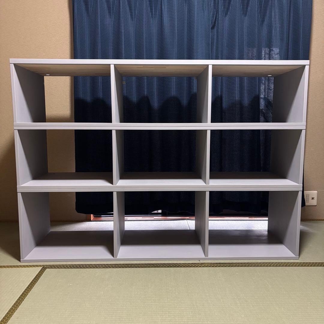 ハンドメイド　格子型　本棚　オーダー受け付けます