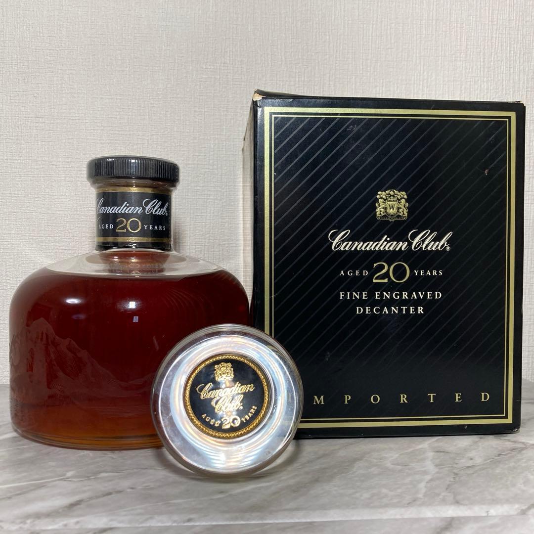 カナディアンクラブ　20年　デキャンタボトル