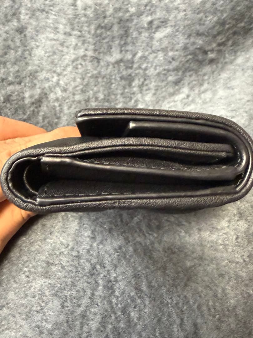 ディオール ロータスウォレット カナージュ 三つ折り財布