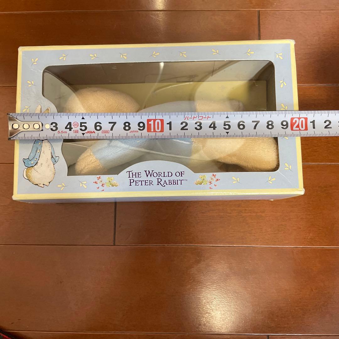 ピーターラビット　ぬいぐるみ　人形　吉徳　ネムリメ　眠り目　レア　新品