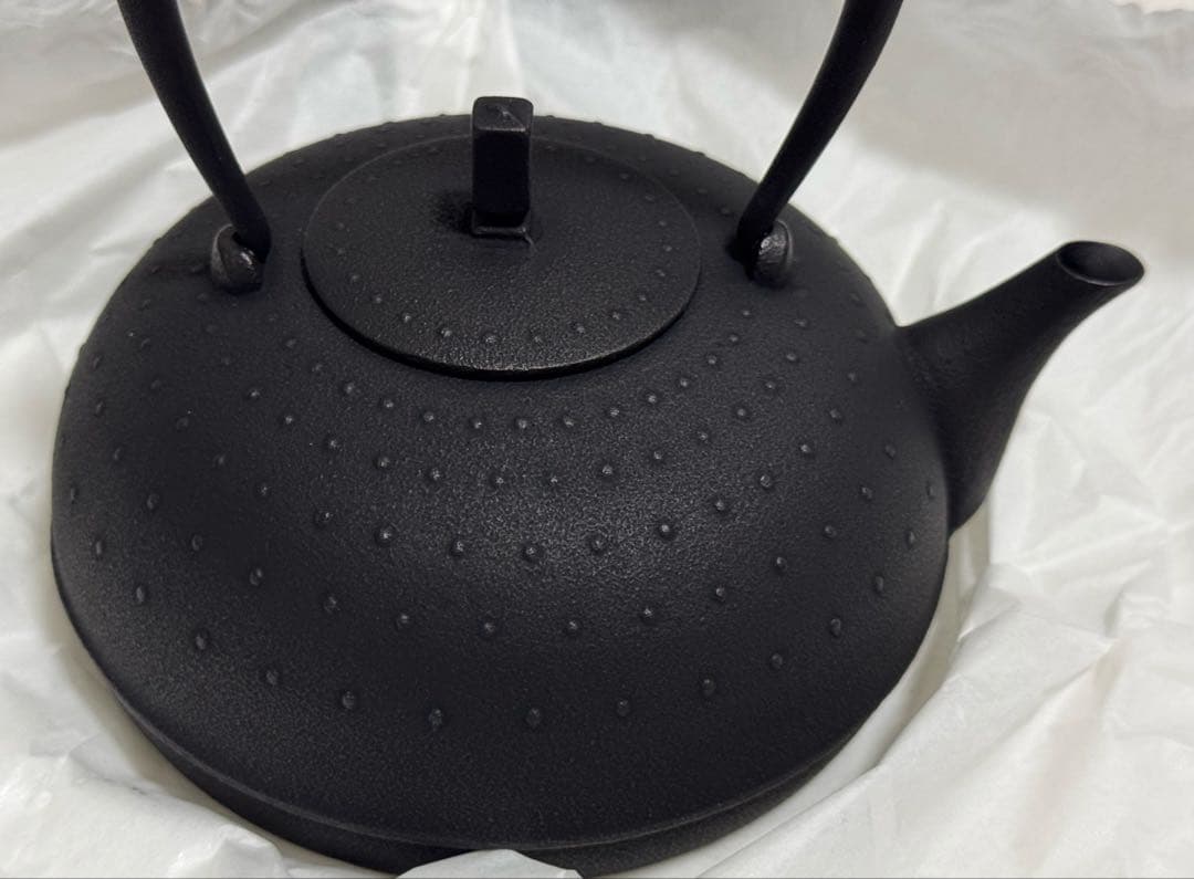 【新品未使用】鉄瓶 南部鉄器 空間鋳造 Sayu 小 400ml（満水0.5L）