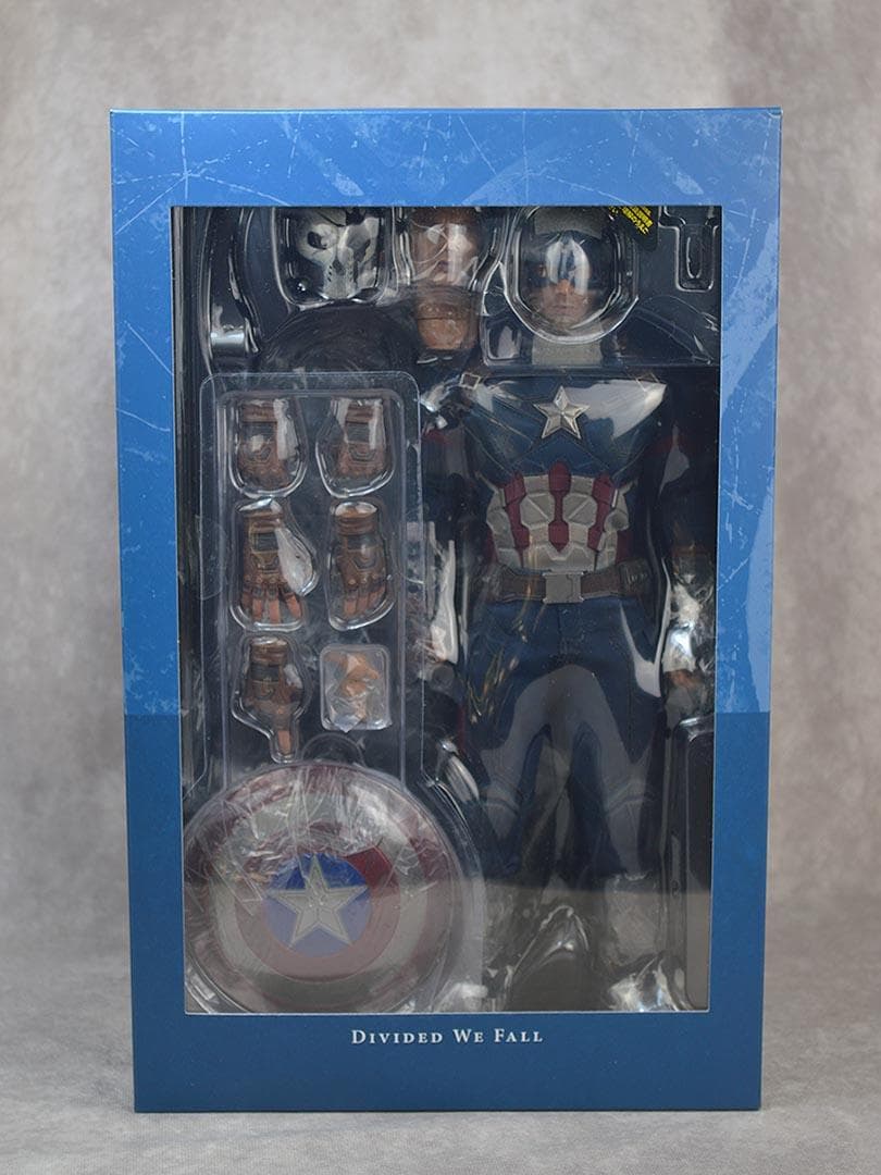 ホットトイズ キャプテン・アメリカ バトル版 シビル・ウォー 1/6 フィギュア