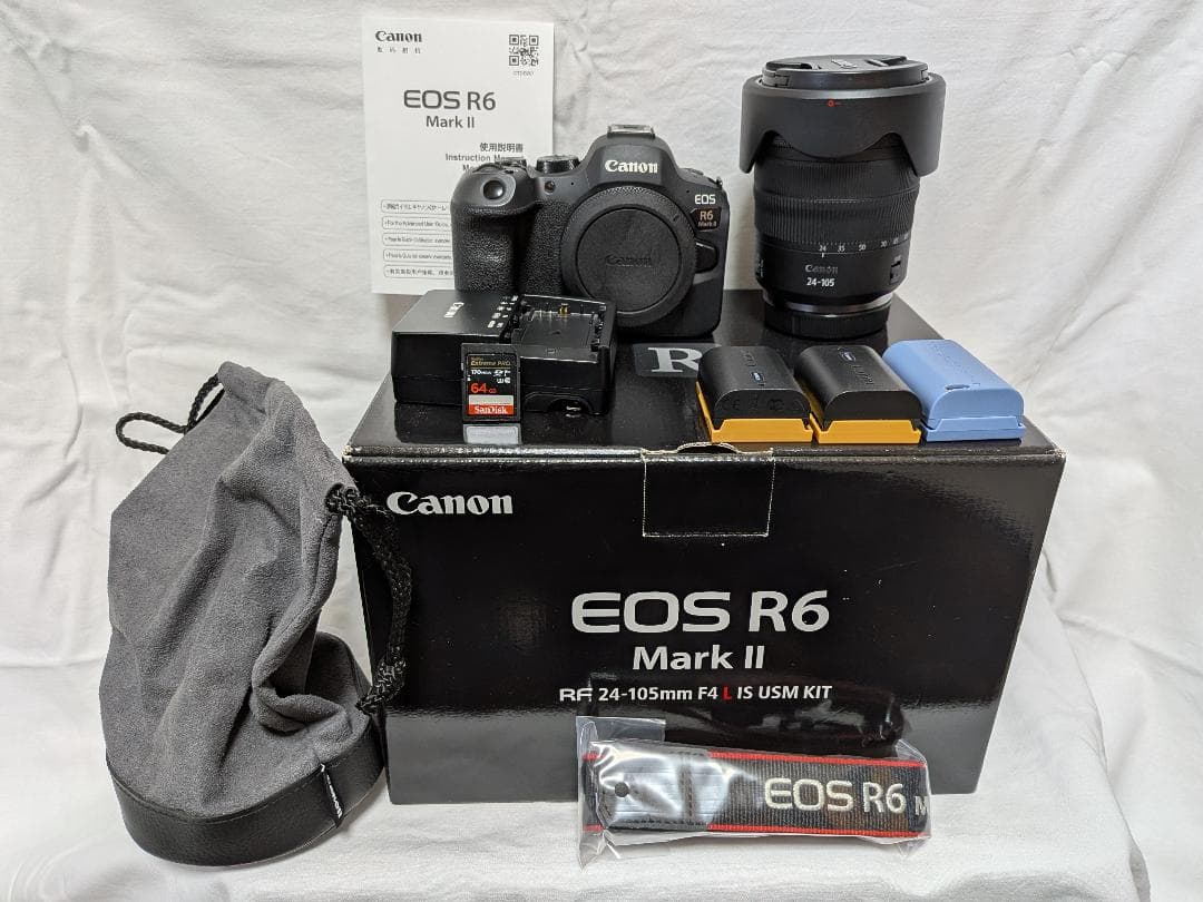 Canon R6 Mark II + RF24-105mm F4L USMキット