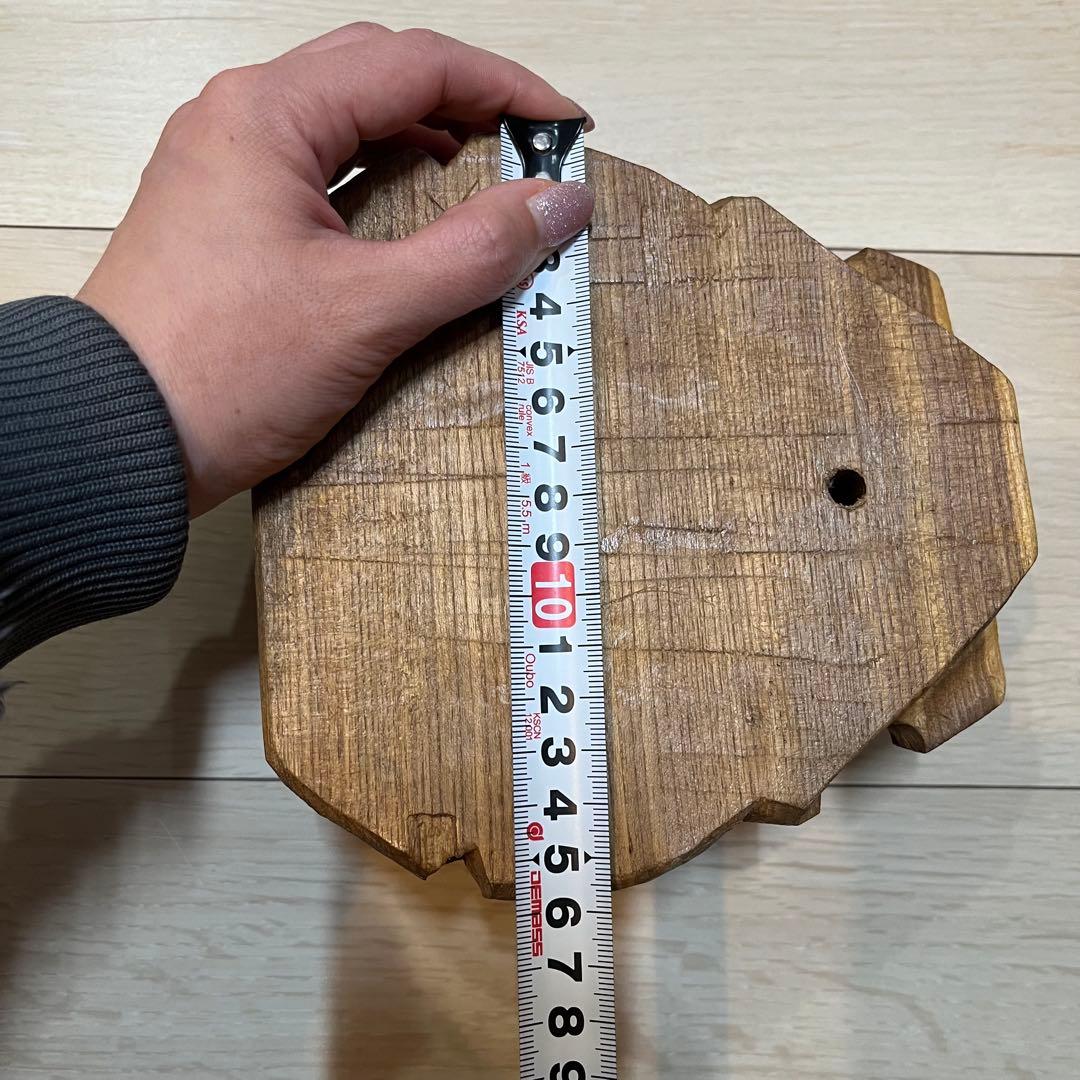 【どんころ熊】壁掛け 希少 帯広 民芸 木彫り 熊 どんころ 北海道