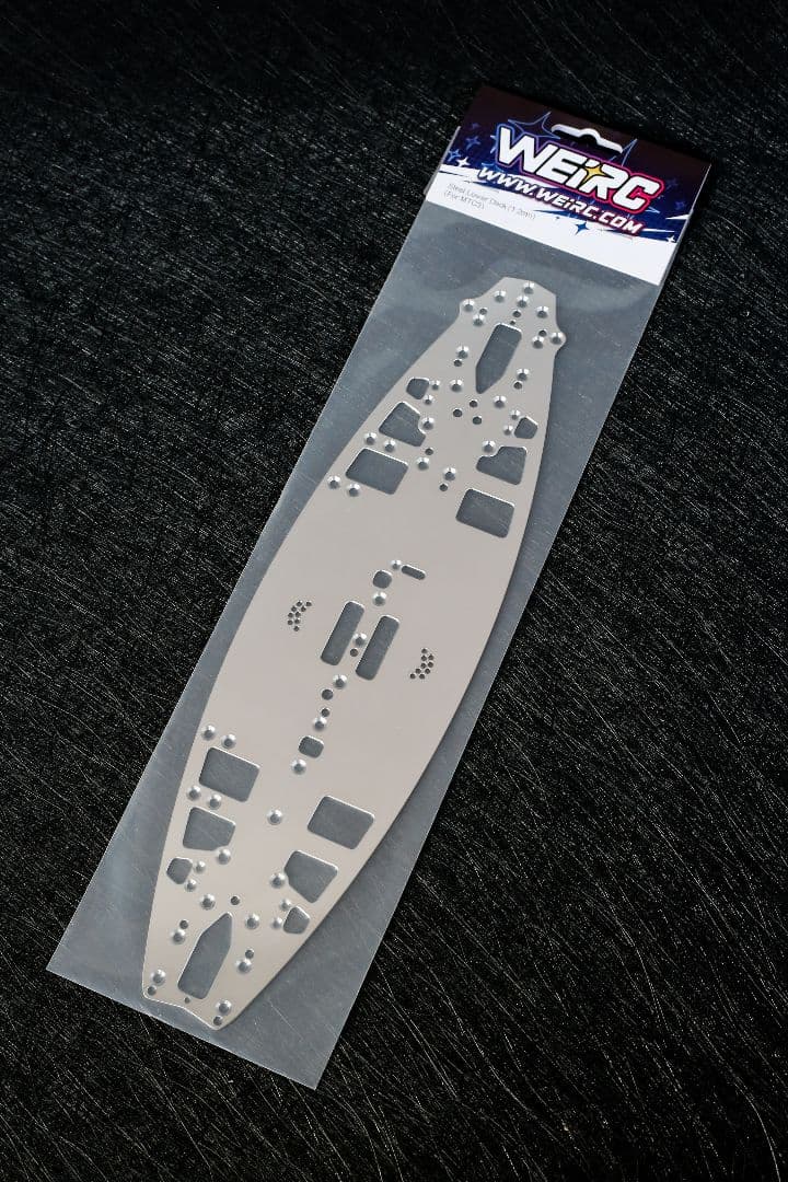 「WEiRC」 無限精機 MTC3 1.2mm スチールシャーシ+専用ビスセット