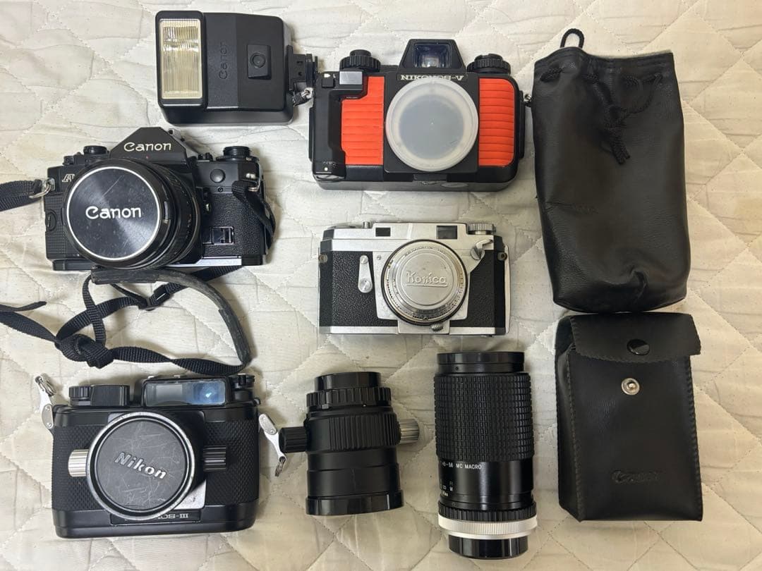L*a様 Nikon、Canon 、Konica III 、NIKONOS-II