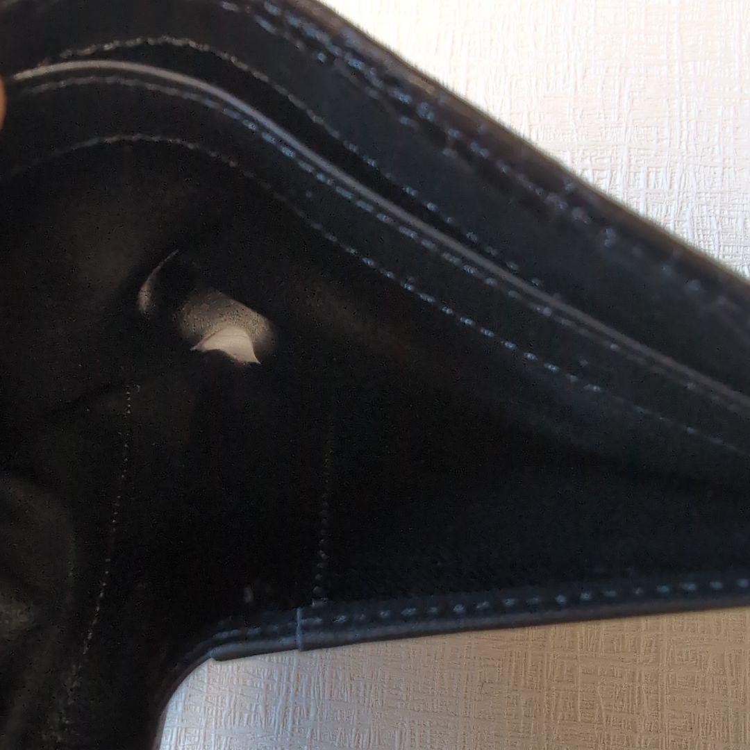 YVES SAINT LAURENT ブラック二つ折り財布