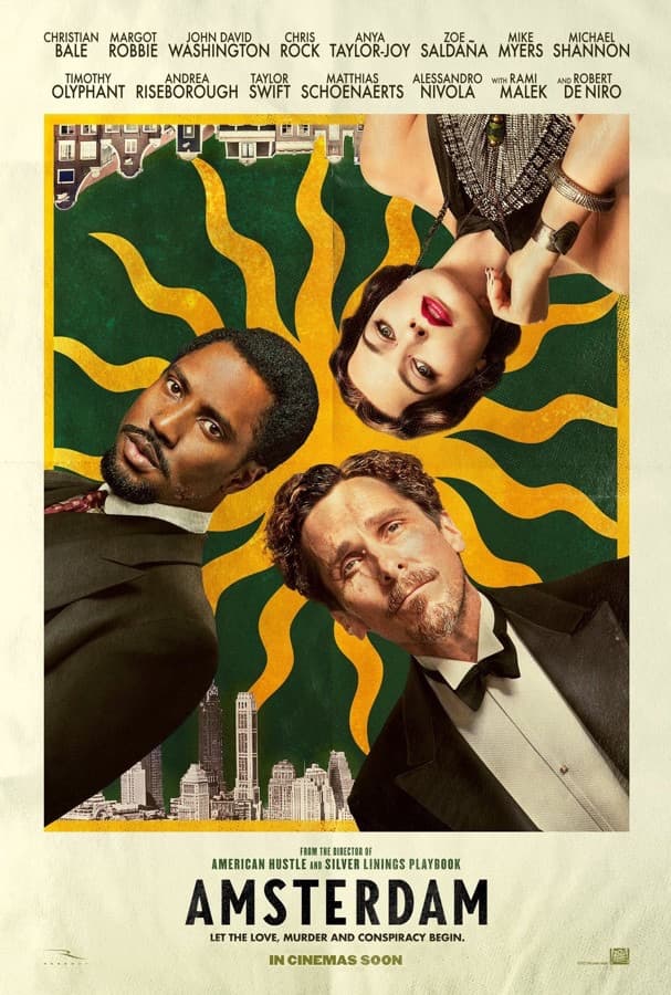 【映画館用両面ポスター】アムステルダム / Amsterdam Ver.B