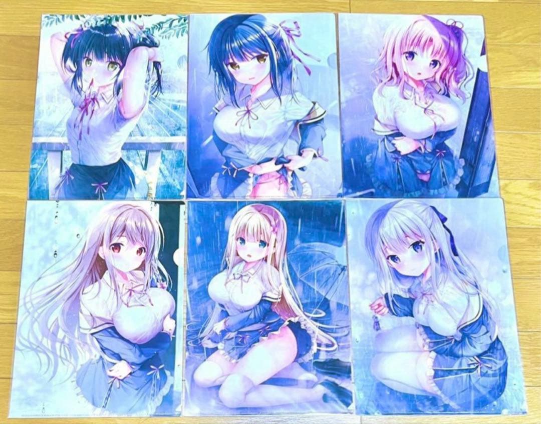 TWINBOX 梅雨 クリアファイル 6枚セット