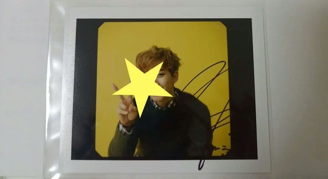 2PM ジュノ JUNHO サイン入り ポラロイド
