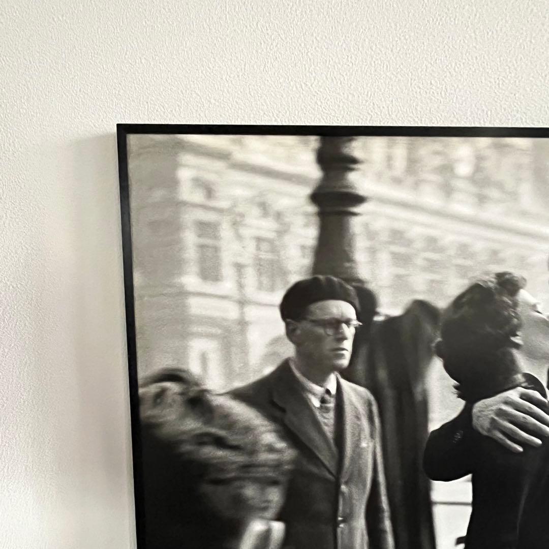 ROBERT DOISNEAU ロベール ドアノー パリ市庁舎前のキス ポスター