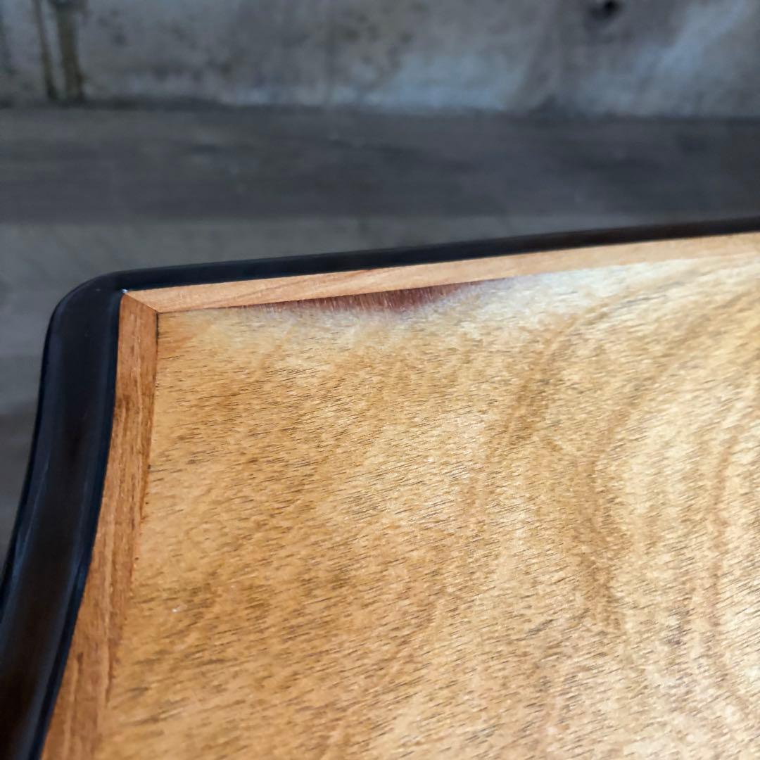 飛騨産業　オールドキツツキ　センターテーブル　天板リペア　オイルフィニッシュ