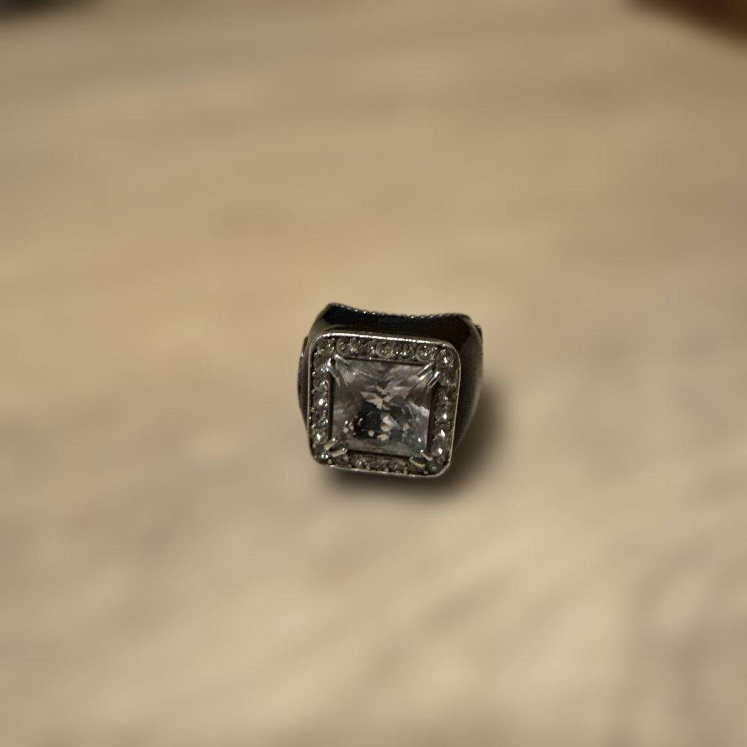 キ*ン様 GUCCI スクエアカットリング 17号