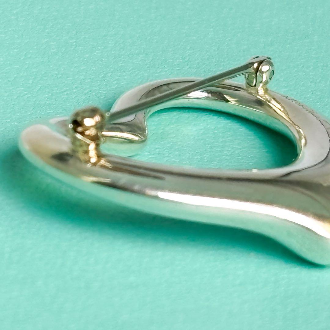 大サイズ★ティファニー エルサ・ペレッティ オープンハート ブローチ SV925