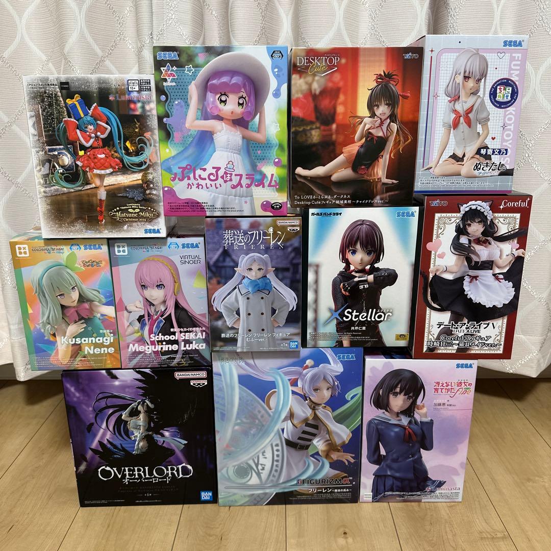 美少女　フィギュア　セット　フリーレン　初音ミク　狂三　ぬきたし　アルベド　他