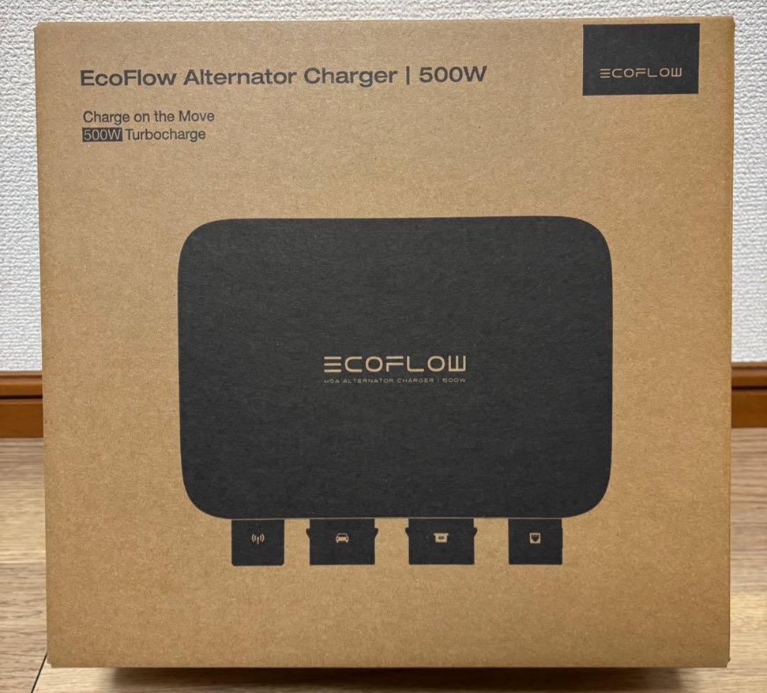 ★エコフローEcoFlow500Wオルタネーターチャージャー新品未使用未開封‼️