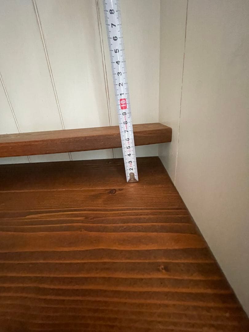 ハンドメイド　飾り棚　アンティーク風　おままごと　シャビー