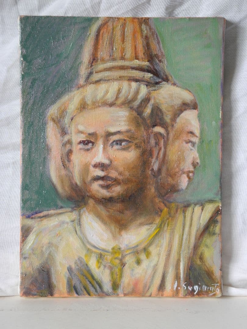 油絵阿修羅像