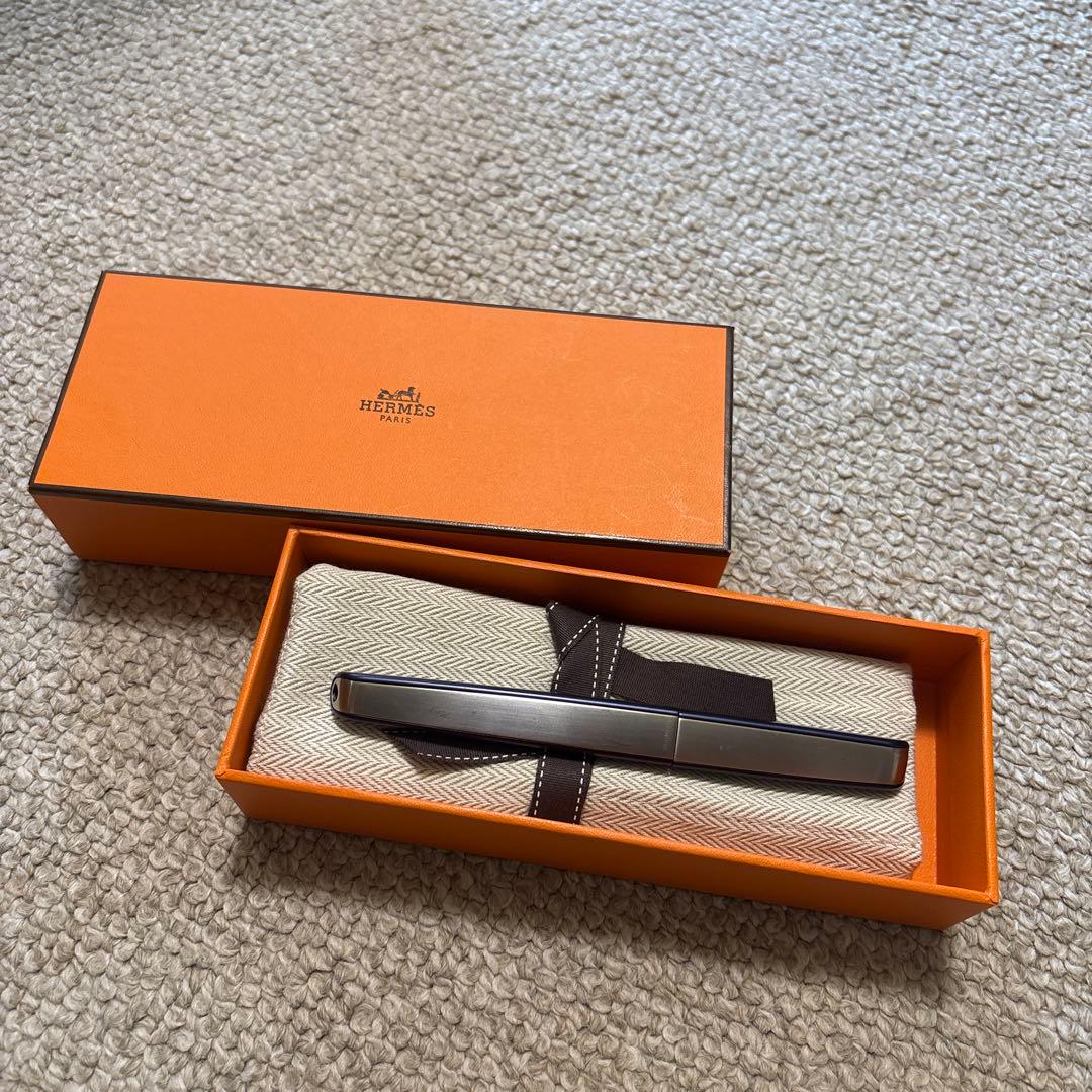 エルメスHERMESノーチラスボールペンノアール黒
