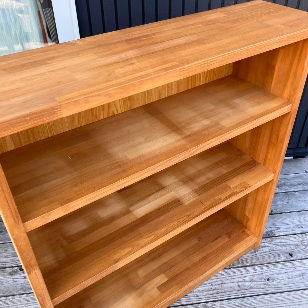 昭和レトロ 古家具 古材 木製飾り棚 ディスプレイラック オープンラック 古道具