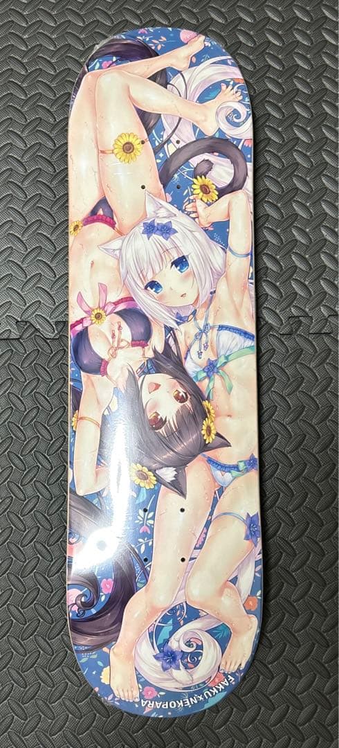 ネコぱら ショコラ&バニラ FAKKU! × TOKYO限定 スケートボード
