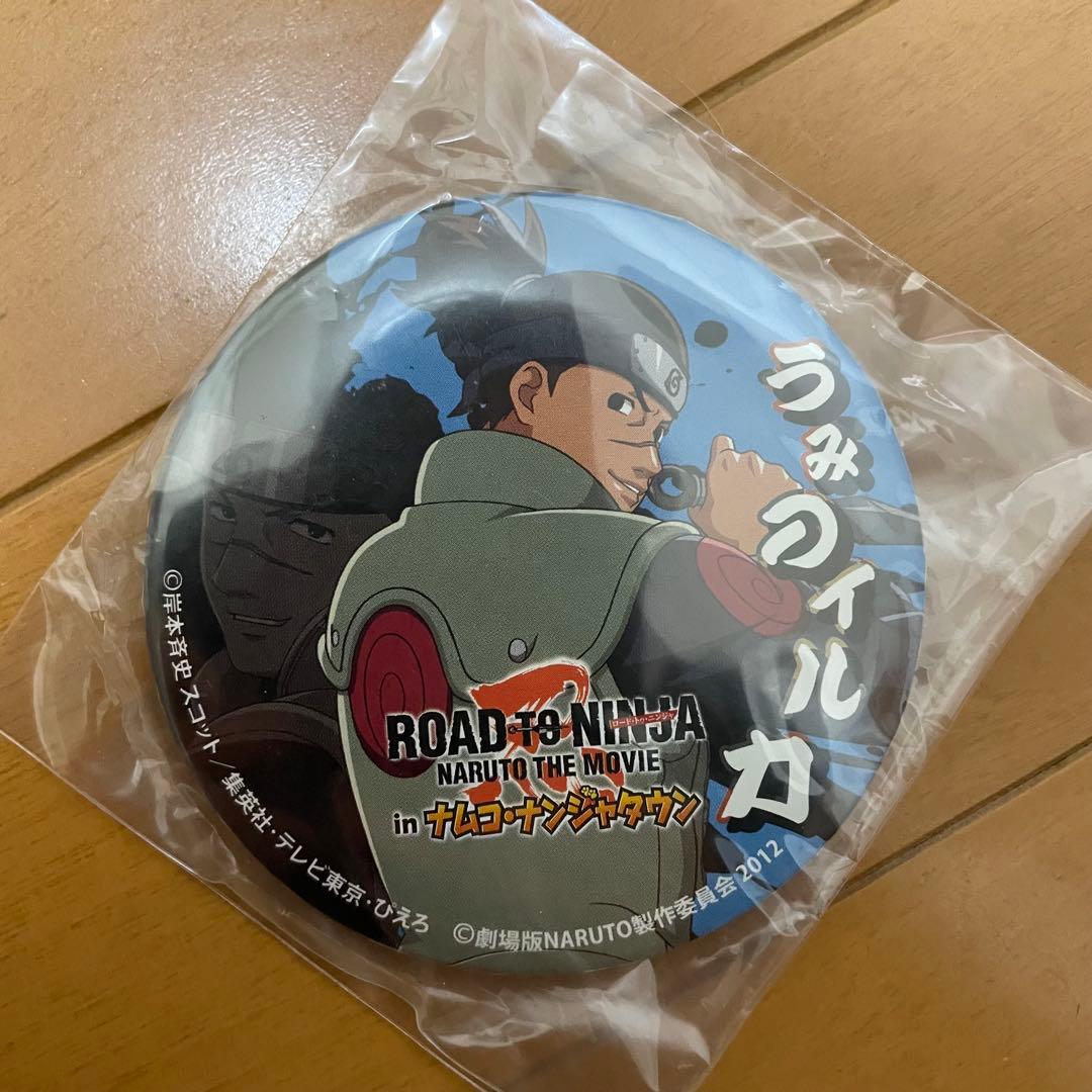 【希少】NARUTO うみのイルカ 缶バッチ 未売品