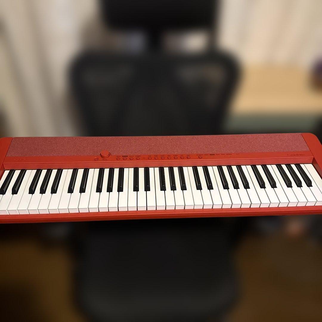 CASIO CT-S1 レッド 61鍵 電子キーボード 本体