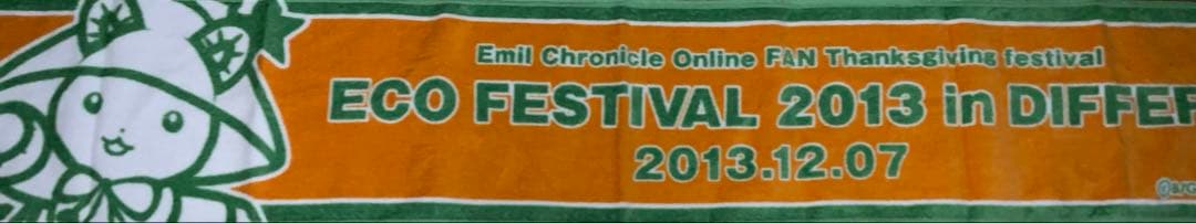 ECO FESTIVAL 2013 タオル
