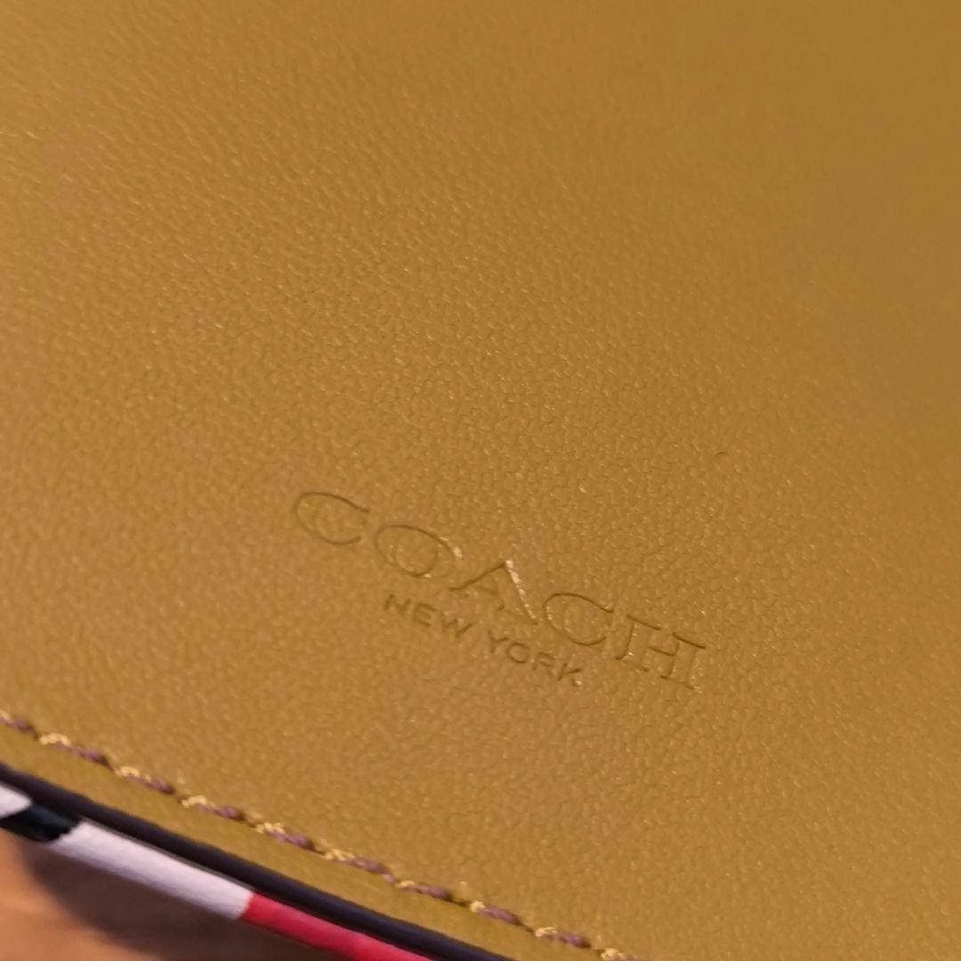 最終値下げ　COACH　コーチ　チェリー　折り財布