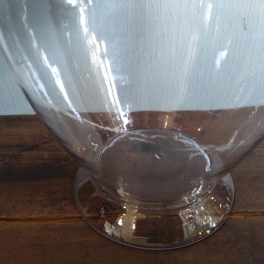 地球瓶　ガラス瓶　気泡