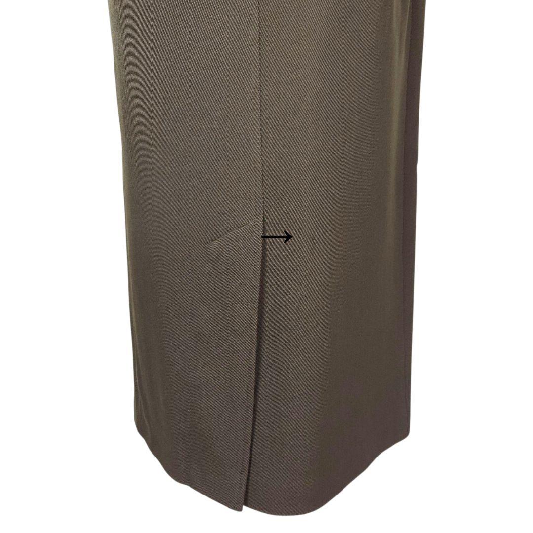 スカート DRIES VAN NOTEN khaki Slit Skirt