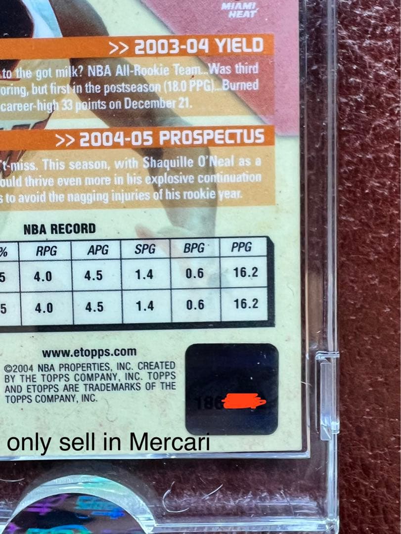 その他 Dwayne Wade eTopps 2004 AUTO #33 Limited