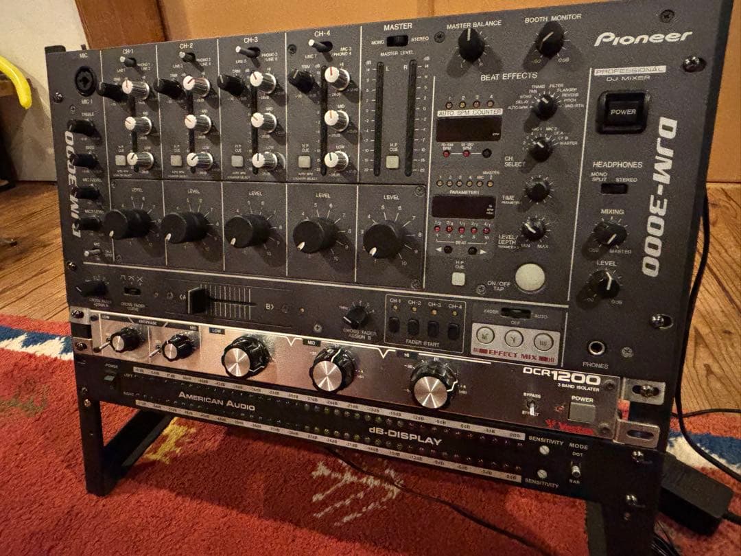 Pioneer DJM-3000 DJミキサー、DCR-1200、他4点セット！