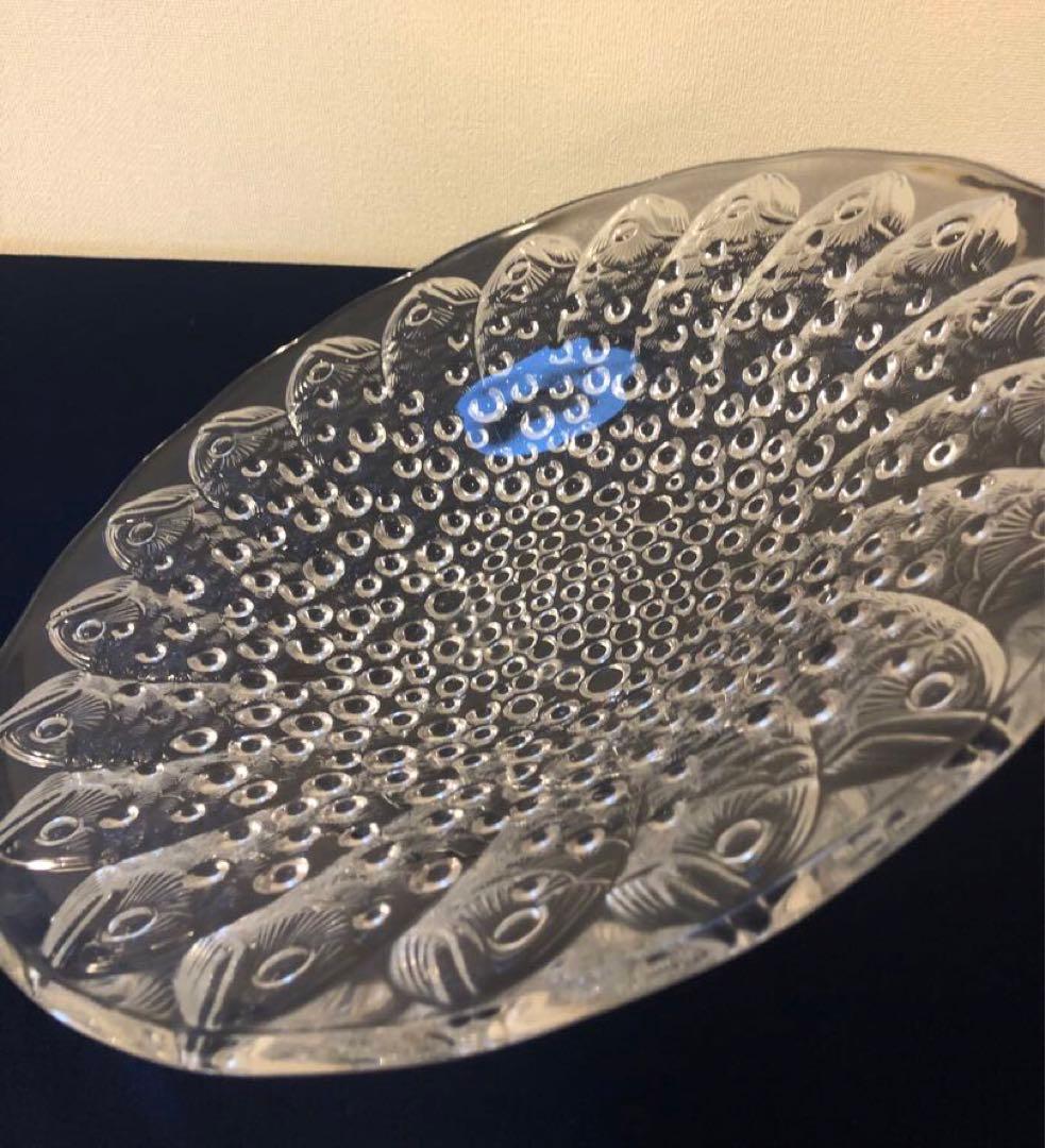 【極美品】LALIQUE ラリック ロスコフ 魚 泡 大型ボウル 名作