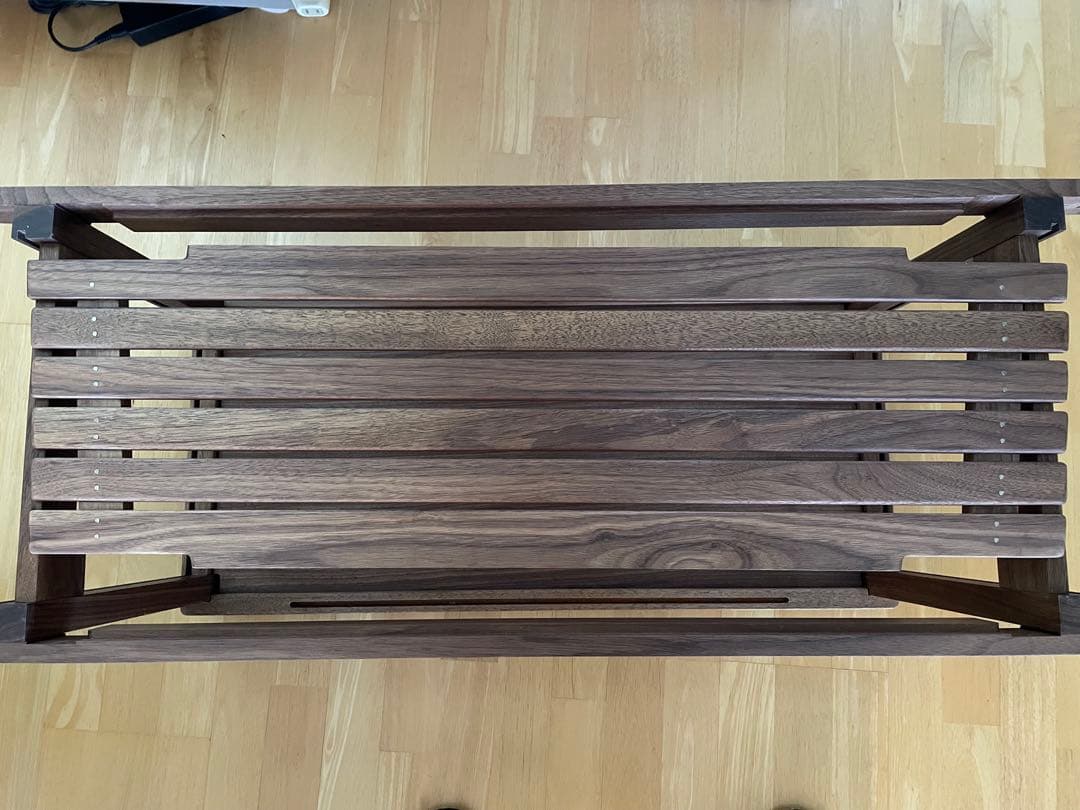 IKIKI シェルフコンテナ L ウォルナット・スパイク・レインカバー付