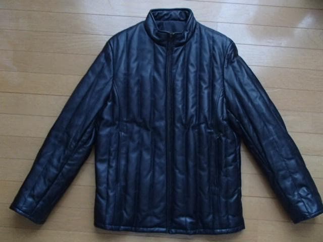 COMME CA DU MODE MEN ラム本革 ダウンジャケット