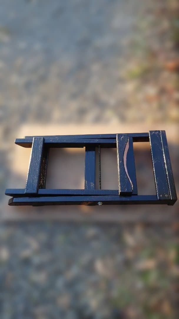 和太鼓用木製スタンド 黒、斜め台