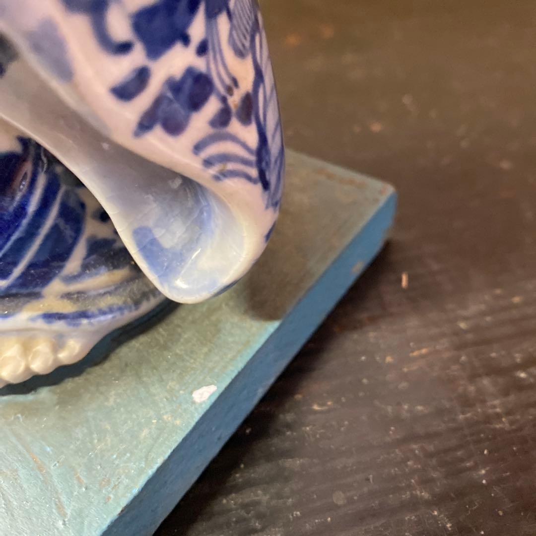 九谷焼　布袋置物　21cm13cm10cm