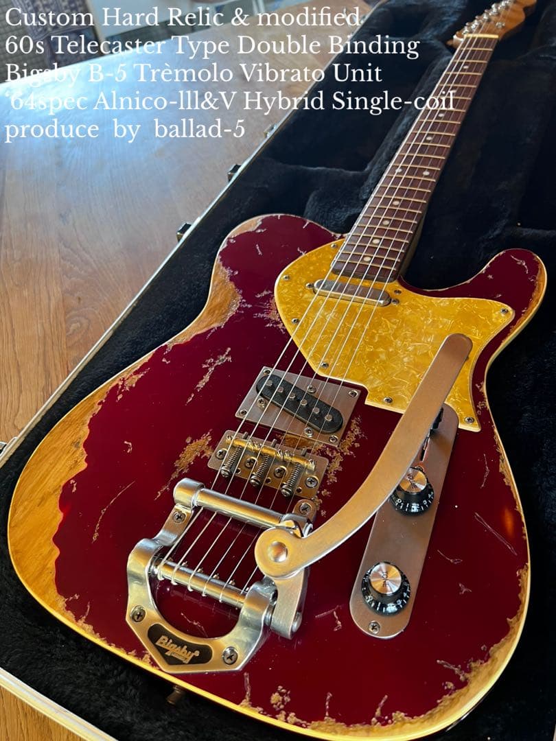 Samieto ハードレリックテレキャスタータイプ/ビグスビーB-5