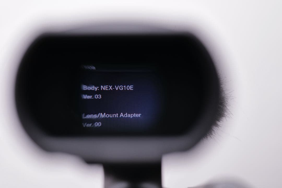 Sony Nex-VG10 本体　海外モデル