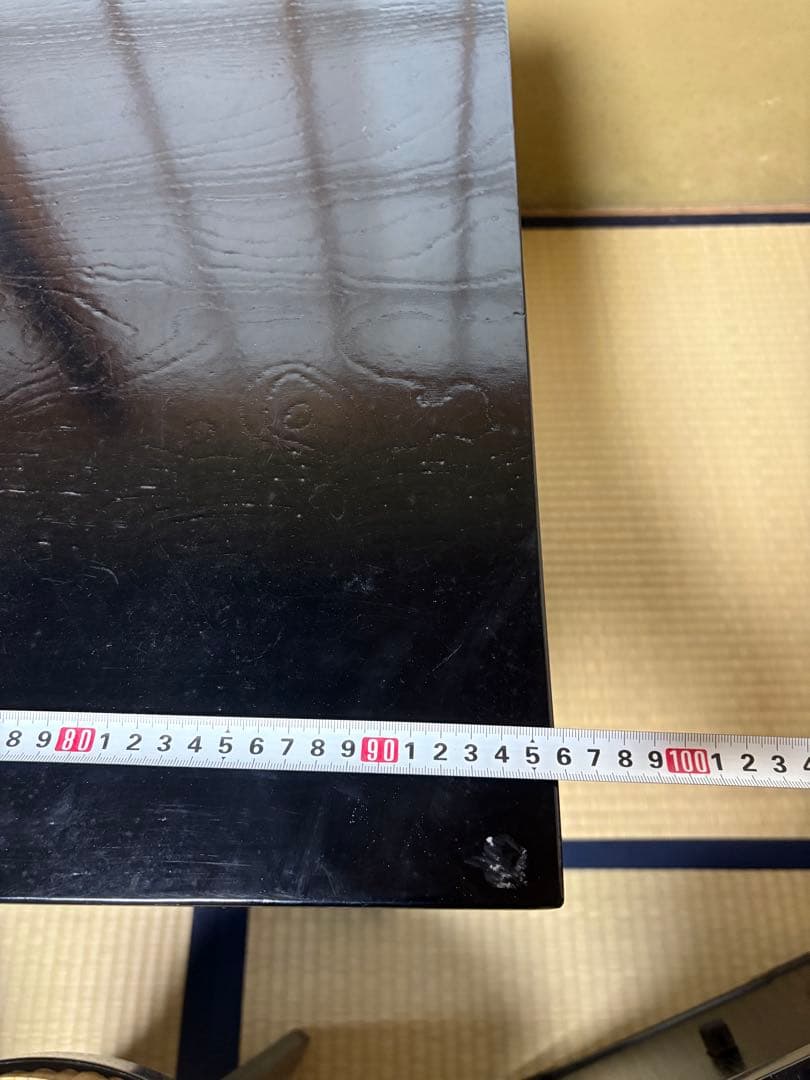 【中古品】茶道具 点茶盤 掻合塗 表用セット