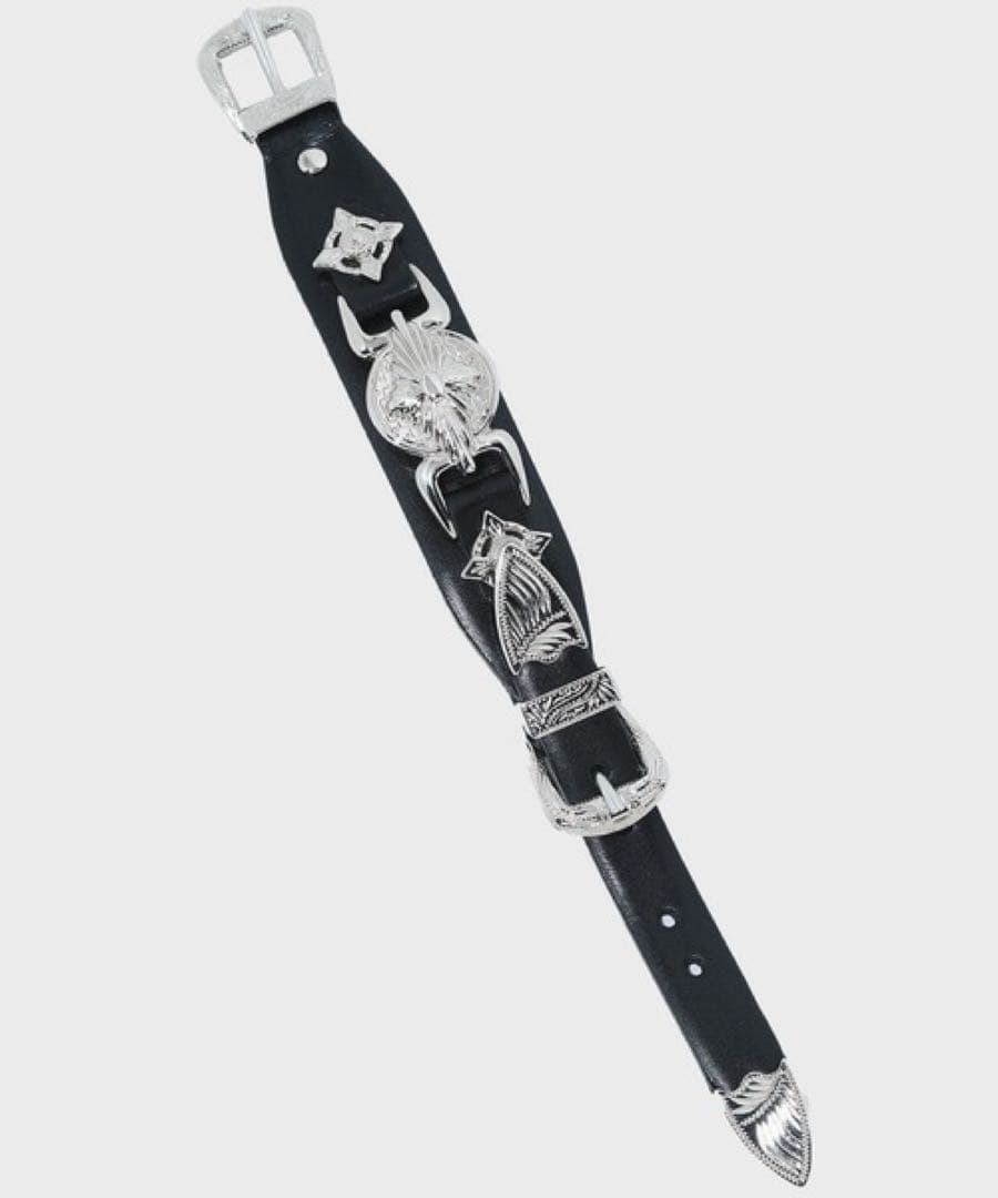 アクセサリー TOGA too Double buckle leather bangle