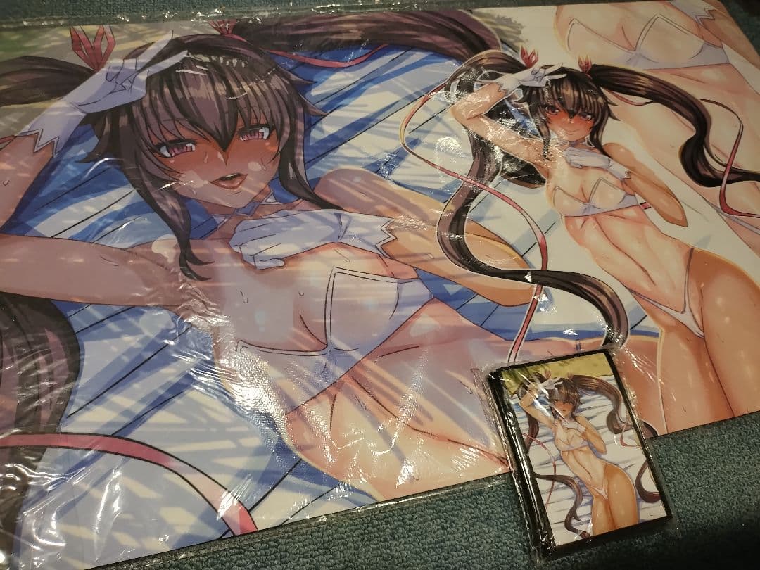 対魔忍 スリーブ プレマ プレイマット 水城ゆきかぜ 水着 白詰草
